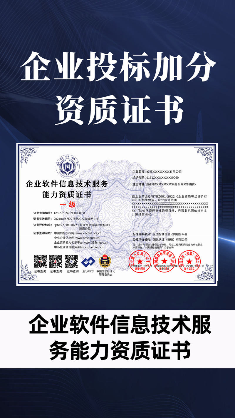 企业管理咨询:企业软件信息技术服务能力资质证书#软件 #软件开发